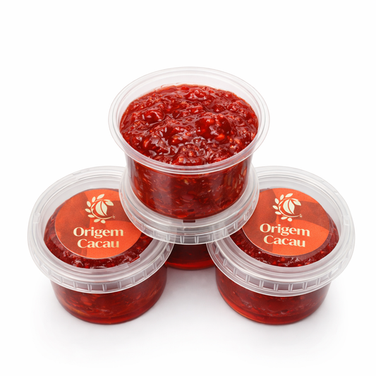 Geleia de Cacau Artesanal com Sabor Tropical e Textura Aveludada